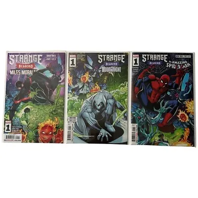 Buy Marvel Strange Academy Solve For X #1-3 COMPLETE SET As - Miles Moon Knight ASM • 11.98£
