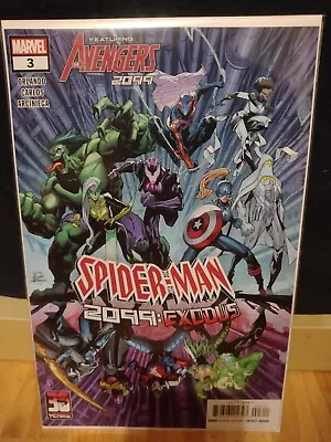 Buy Spider-Man 2099: Exodus #3 (08/2022) VF Marvel Comics  • 3£