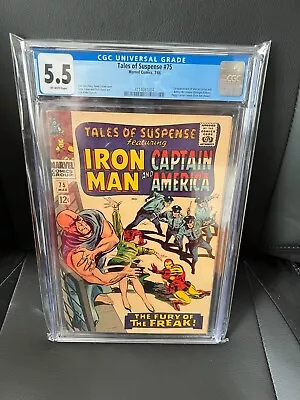 Buy Tales Of Suspense #75 CGC 5.5 1st Appearance Sharon Carter & Batroc The Leaper • 79.05£