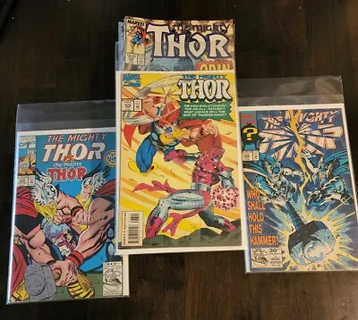 Buy The Mighty Thor Comic Lot 37 Issues #399-502 VF 1988-1996 458 459 473 450 500 • 31.50£
