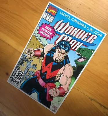 Buy Wonder Man #1 1991 Marvel Comics Comic Book W/ Poster Intact NM/M • 47.42£