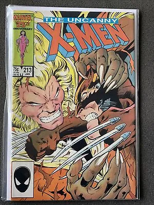Buy Marvel Comics The Uncanny X-Men #213 Lovely Condition • 22.99£