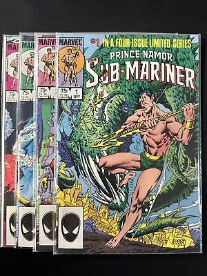 Buy Prince Namor The Sub-Mariner #1 2 3 4 Limited Series Lot Run Set Marvel 1984 *A3 • 11.98£