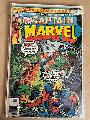 Buy Captain Marvel #46, 1976 First Appearance Of Supremor Plus Bonus Issue • 6.49£