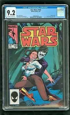 Buy Cgc 9.2 Star Wars #103 Marvel Comics 1986 Death Of Tai Dan Siva Knife Appearance • 51.24£