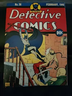 Buy DETECTIVE COMICS 36 BATMAN ORIG-ART Facsimile Cover Reprint Interiors  • 44.59£