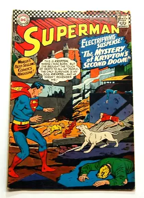Buy SUPERMAN #189 August 1966 Comic Book DC The Mystery Of KRYTONS SECOND DOOM! C245 • 15.98£