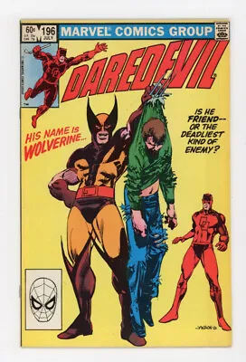 Buy Daredevil 196 Incredibly Gritty Wolverine Story, Bullseye Escapes HIGH GRADE NM- • 20.56£