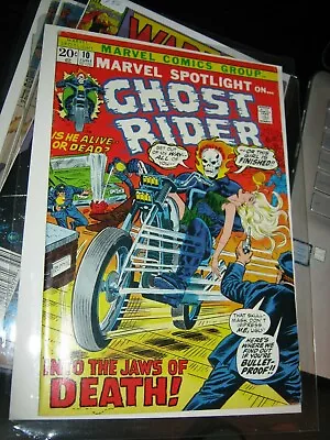 Buy Marvel Comics Spotlight 10  Ghost Rider VF 8.0 1972 Johnny Blaze Stan Lee • 118.58£