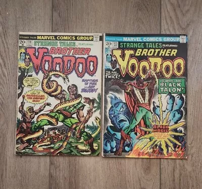 Buy Strange Tales 170 & 173 Brother Voodoo 2nd, Plus 1st Black Talon Marvel Comics • 76.40£