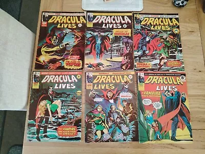 Buy DRACULA LIVES #1-2-3-4-5-37 MARVEL COMICS - 1974 - Fantastic Collection  • 9.99£