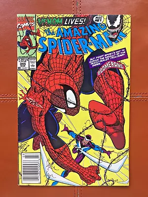 Buy Amazing Spider-Man #345 MARK JEWELERS INSERT! KEY 1st CLETUS KASSADY VF/VF+ 1991 • 119.92£