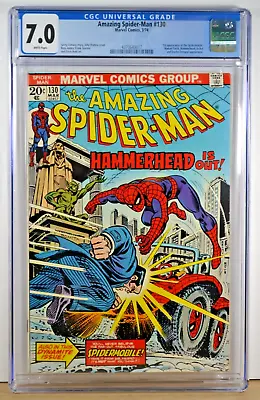Buy Amazing Spider-Man #130 Marvel 3/74 Spidermobile 1st Appearance CGC 7.0 CL47 • 68.32£