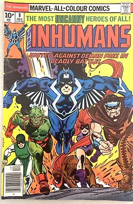 Buy Inhumans. # 8. 1st Series. December 1976.  Gil Kane-cover.  Vfn- 7.5 • 5.99£