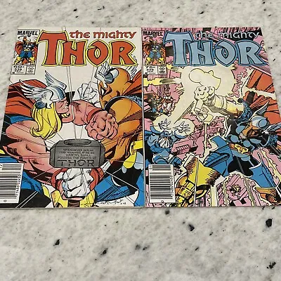 Buy The Mighty Thor #338 #339 - 1984 Second App Of Beta Ray Bill, 1st Stormbreaker • 31.59£