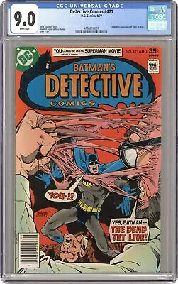 Buy Detective Comics #471 CGC 9.0 1977 4193618001 • 83.95£