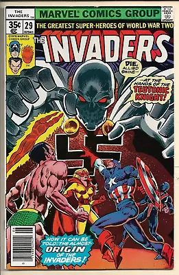 Buy The Invaders #29 VF/NM (1978) 1st Teutonic Knight. Origin Of Invaders! WW2 Hero • 15.13£