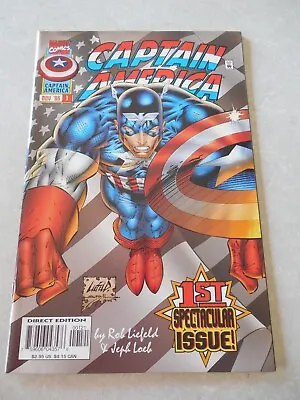Buy Captain American #1, Marvel, 1996, 1st App. All-american Prime, Variant, 9.6! • 4.73£