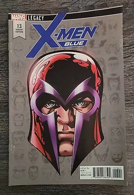 Buy X-men Blue #13 Mckone Headshot Variant Marvel Legacy Comics Magneto • 3.55£