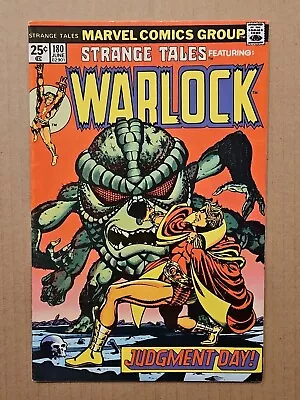 Buy Strange Tales #180 1st Appearance Of Gamora Marvel 1975 VF- • 59.58£