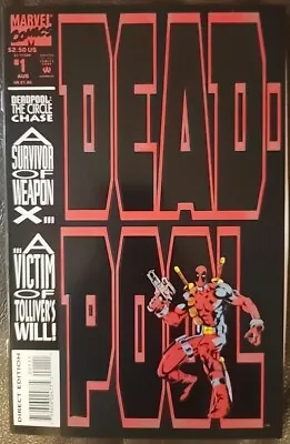 Buy Deadpool The Circle Chase #1 1st Solo Series Direct Edition Marvel 1993 • 31.97£