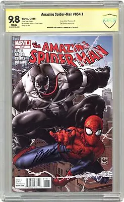 Buy Amazing Spider-Man #654.1 CBCS 9.8 SS Humberto Ramos 2011 16-3476F26-005 • 170.52£
