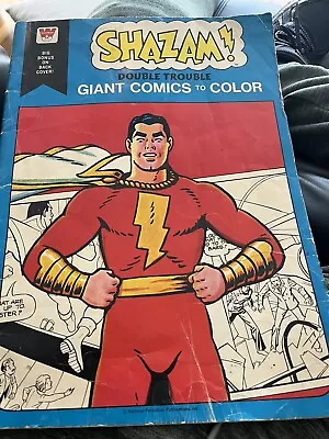 Buy Whitman Shazam Giant Comics To Color 15 X11  Book Rare 1975 • 7.99£