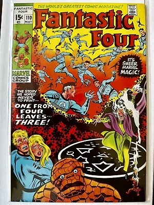 Buy Fantastic Four #110 NM 9.4! Off- White Pages Marvel 1971 • 225.32£