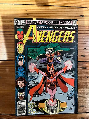 Buy The Avengers #186 August 1979 1st App Of Chthon WandaVision Scarlet Witch App • 12£