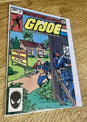 Buy GI Joe 10 Comic Book Vintage Old 1983 G.I.Joe American Hero Vgc Apr Marvel Army • 12.61£