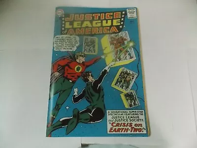 Buy JUSTICE LEAGUE OF AMERICA # 22  CRISIS ON EARTH-TWO 1963, Coverless, Replica Cvr • 15.80£