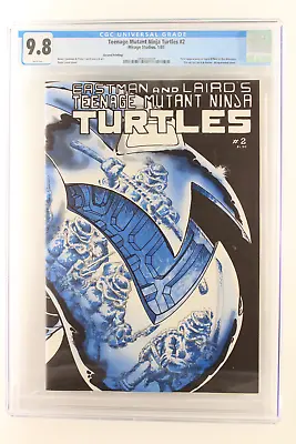 Buy TEENAGE MUTANT NINJA TURTLES #2 (1985) CGC GRADE 9.8 - 2nd PRINTING White Pages • 499.99£