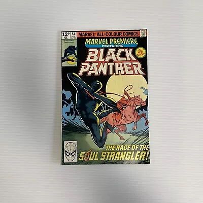Buy Marvel Premiere #53 Black Panther 1980 FN/VF Controversial Cover Pence Copy • 25£