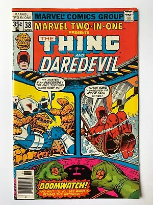 Buy Marvel Two In One #38 Alex Stone Destroyed 1978 FN-FN+ • 7.16£