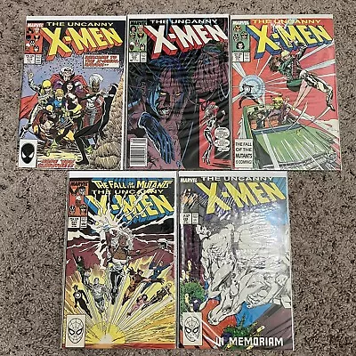 Buy Uncanny X-men Comic Lot - #219, 220, 224, 227, 228 • 7.90£