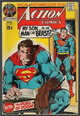 Buy Action Comics #400 Dc 1971  Man Or Beast?  +  Duel Of Doom!  Kandor Story Vg+ • 6.59£