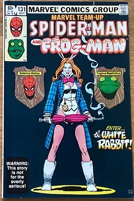 Buy Marvel Team Up Spider-Man And Frog-Man 131 First Appearance Of The White Rabbit  • 12.75£
