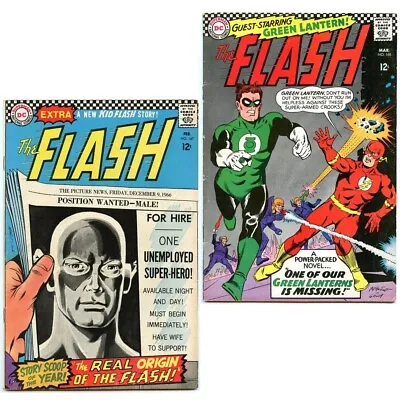 Buy Flash Vol 1 #s 167-168 Lot Of 2 DC Comics (1967) Green Lantern! Kid Flash! • 35.45£