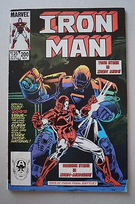 Buy Iron Man #200 1985 Classic Battle Iron Monger Movie Key Issue • 20£