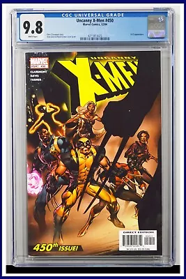 Buy Uncanny X-Men #450 CGC Graded 9.8 Marvel December 2004 White Pages Comic Book. • 118.54£