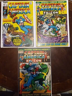 Buy 8 Comic Lot Captain America: Vol. 1, #126, #146-147, #181, #183, #190, #198-199 • 59.38£