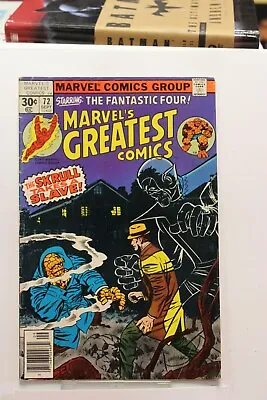 Buy MARVEL'S GREATEST COMICS #72 (1977) Fantastic Four, Stan Lee, Jack Kirby • 3.16£