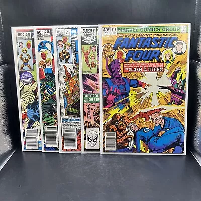 Buy Fantastic Four Bronze Age Lot Of 5. Issue #’s 212 239 240 246 & 248. (A43)(17) • 15.80£