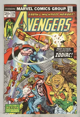 Buy Avengers #120 February 1974 FN Zodiac • 7.11£