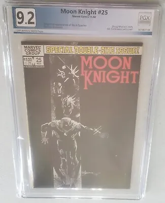 Buy Moon Knight 25 NOT CGC PGX GRADED 9.2 Marvel Comics 1982 1st Black Spectre • 55.21£