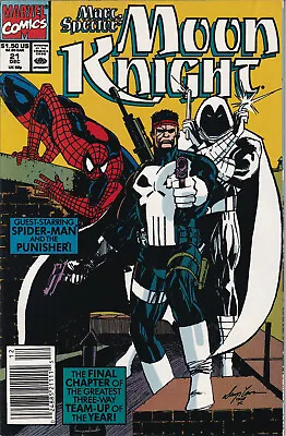Buy MARC SPECTOR: MOON KNIGHT Vol. 1 #21 December 1990 MARVEL Comics - Spider-Man • 16.23£