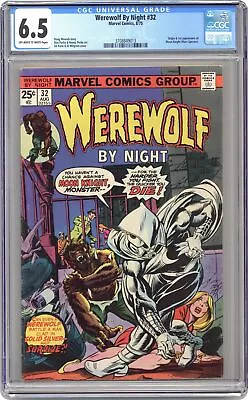 Buy Werewolf By Night #32 CGC 6.5 1975 3708849013 1st App. Moon Knight • 972.45£