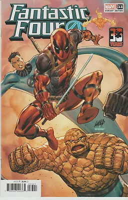 Buy Marvel Comics Fantastic Four #33 August 2021 Deadpool 30th Variant 1st Print Nm • 5.25£