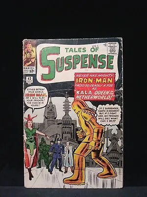 Buy Tales Of Suspense #43 KEY (5th Iron Man App) Marvel Comics 1963 • 144.10£