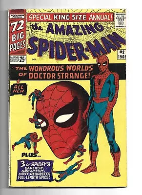 Buy Amazing Spider-man Annual #2, FN+ 6.5,  1st Meeting With Dr. Strange • 146.26£
